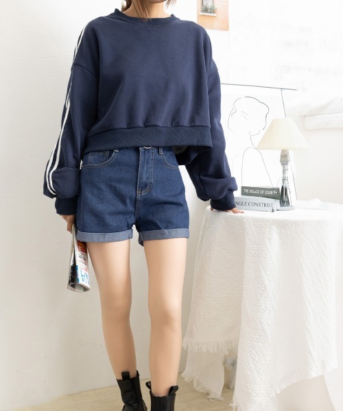 miniministore（ミニミニストア） カーゴパンツ ベルト付きデニム