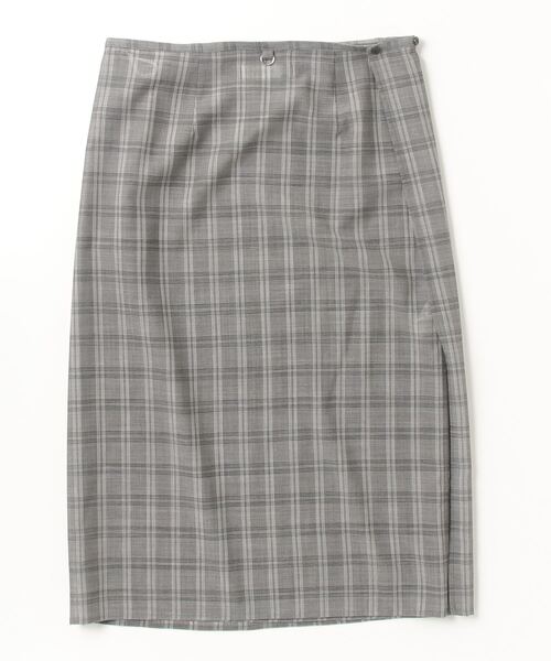 スカート D-RING SHEER PLAID SKIRT 