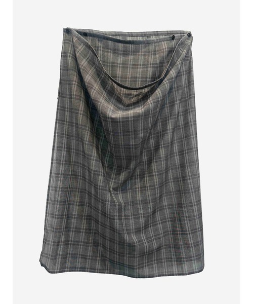 スカート D-RING SHEER PLAID SKIRT 