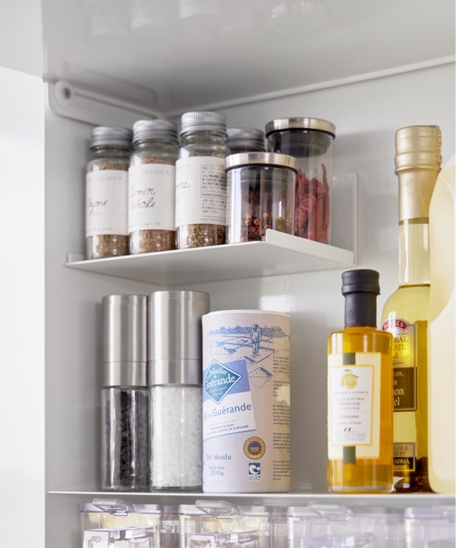 tower tower(タワー) 前が開く 隠せる調味料ラック : ZOZOTOWN Yahoo