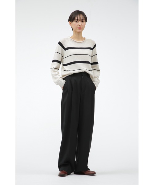 MARGARET HOWELL ニット・セーター アイボリー系 0401224N0025 MARGARET HOWELL ニット セーター LINEN COTTON レディース