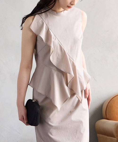 パーティードレス　結婚式　M 東京ソワール フラワーレースデザインドレス 【結婚式・ゲストドレス