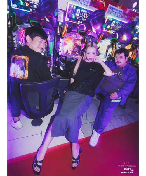 CALNAMUR tシャツ 「エヴァンゲリオンコラボ」初号機格納庫 TEE