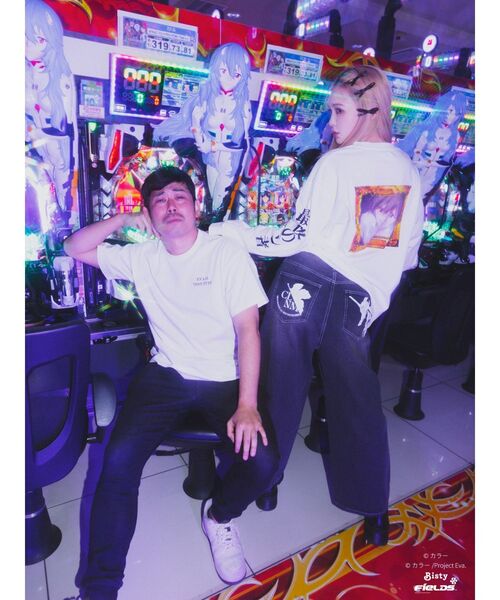 CALNAMUR tシャツ 「エヴァンゲリオンコラボ」初号機格納庫 TEE