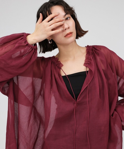 BABYLONE/2WAYオーガンジーブラウス BABYLONE｜2WAYオーガンジーブラウス | Rakuten Fashion(楽天