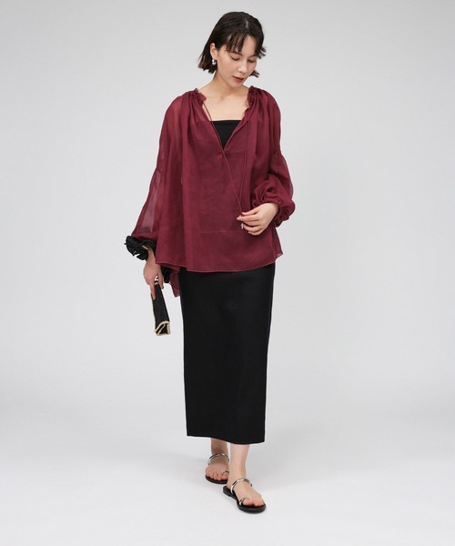BABYLONE/2WAYオーガンジーブラウス BABYLONE｜2WAYオーガンジーブラウス | Rakuten Fashion(楽天