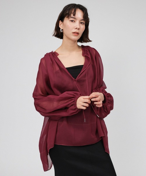 BABYLONE/2WAYオーガンジーブラウス BABYLONE｜2WAYオーガンジーブラウス | Rakuten Fashion(楽天