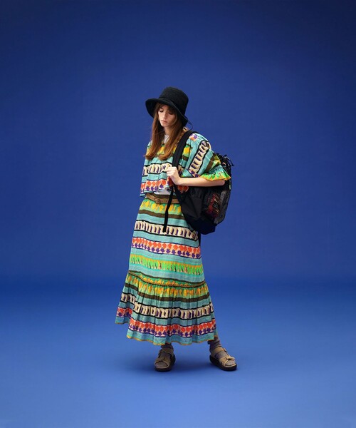 BEAMS BOY スカート セミノール プリント : ZOZOTOWN Yahoo!店