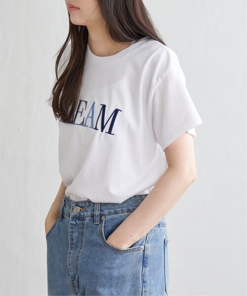 VENCE EXCHANGE tシャツ 半袖 GLEAM刺繍ロゴTシャツ レディース