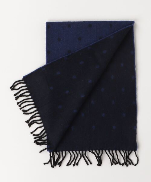 Begg & Co（ベグアンドコー） 「Begg & Co」 ドット柄マフラー