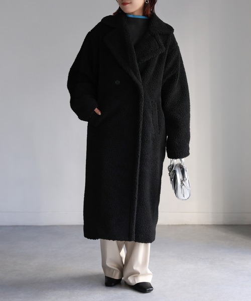 「Riberry」 コート MEDIUM モカ レディース_画像6