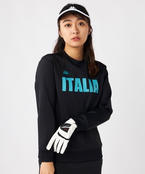 トレーナー スウェット 「Kappa/カッパ」レディースダンボールニットスウェット　ゴルフ レディース Kappa トレーナー スウェット 「Kappa/カッパ」レディース