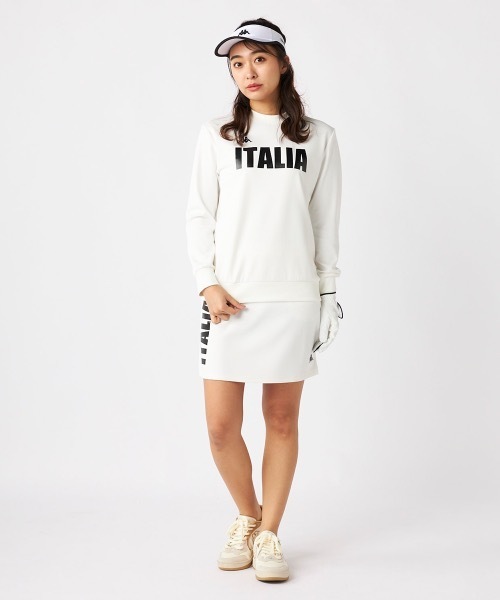 トレーナー スウェット 「Kappa/カッパ」レディースダンボールニットスウェット　ゴルフ レディース Kappa トレーナー スウェット 「Kappa/カッパ」レディース