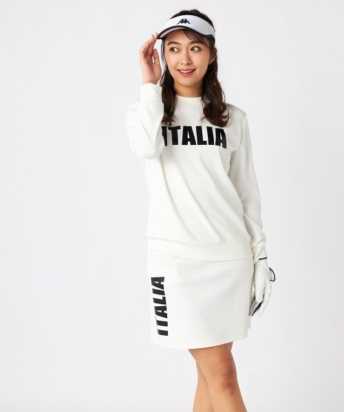 新品未使用タグ付きS ゴルフウェア Kappa （カッパ）レディースセーター Kappa（カッパ） トレーナー スウェット 「Kappa/カッパ」レディース