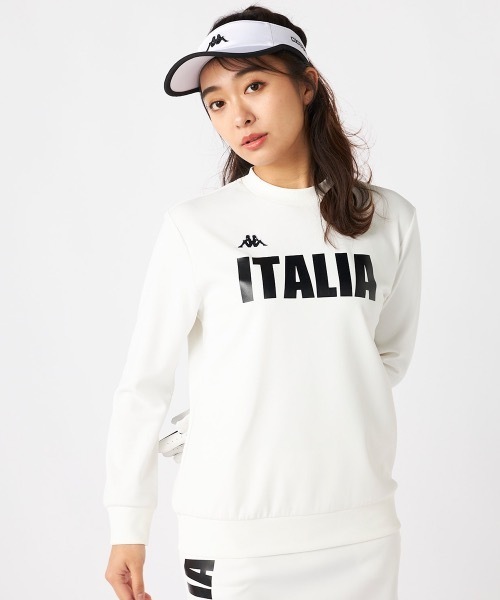 新品未使用タグ付きS ゴルフウェア Kappa （カッパ）レディースセーター Kappa（カッパ） トレーナー スウェット 「Kappa/カッパ」レディース