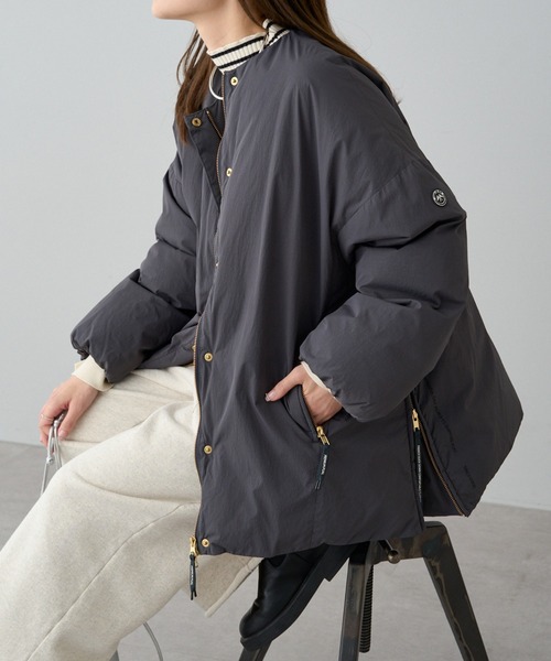 pual ce cin 「PUAL CE CIN」 ダウンジャケット FREE スミクロ