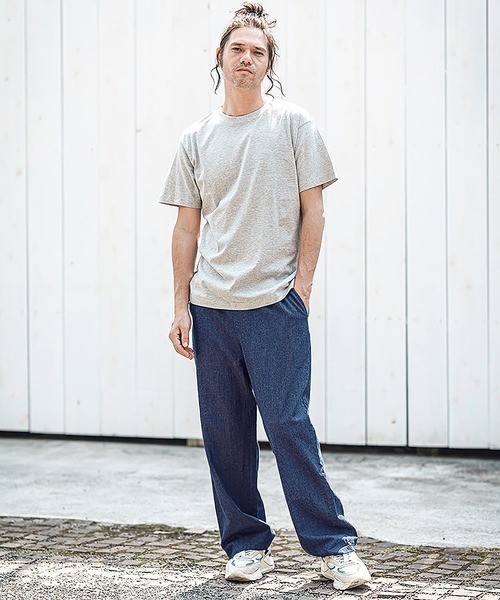 パンツ MP CAMBIO（カンビオ） ワイドパンツ パンツ mp13594- Cotton Linen Denim