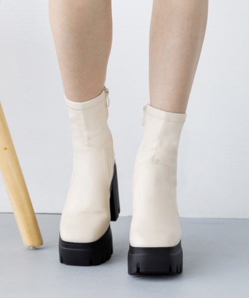 「attagirl」 ショートブーツ S ブラック系その他 レディース_画像7