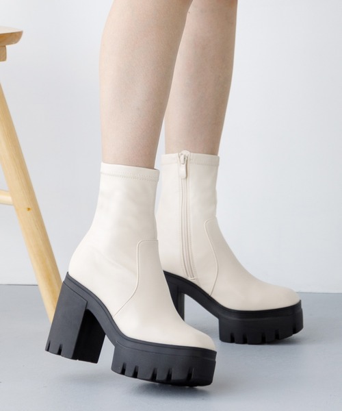 「attagirl」 ショートブーツ S ブラック系その他 レディース_画像8