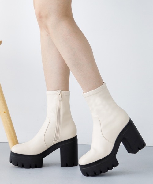 「attagirl」 ショートブーツ S ブラック系その他 レディース_画像9