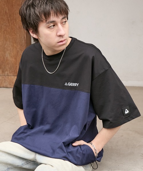 GERRY（ジェリー） tシャツ 別注 ドロスト ワッペンロゴ刺繍 ビッグ