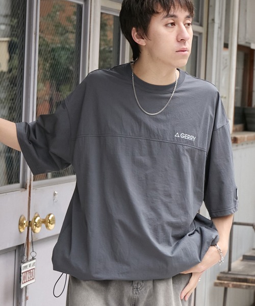 GERRY（ジェリー） tシャツ 別注 ドロスト ワッペンロゴ刺繍 ビッグ
