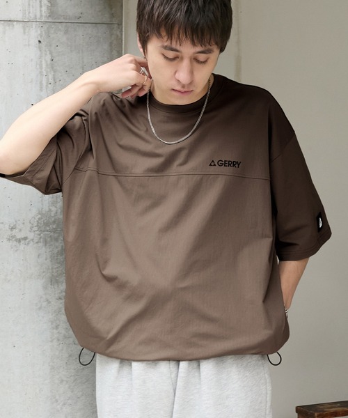 GERRY（ジェリー） tシャツ 別注 ドロスト ワッペンロゴ刺繍 ビッグ