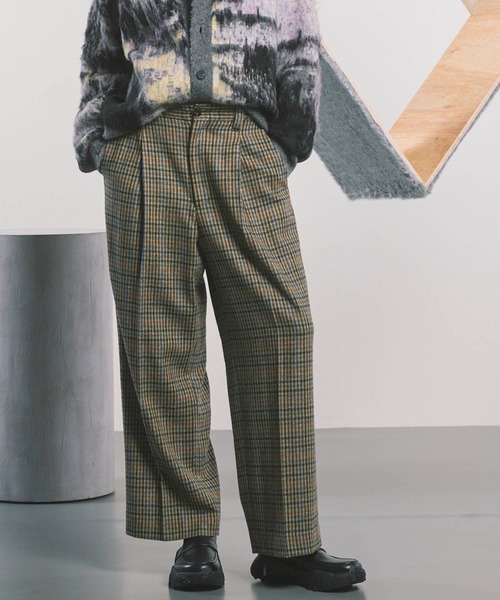 MAISON SPECIAL（メゾンスペシャル） スラックス 0 ベージュ メンズ