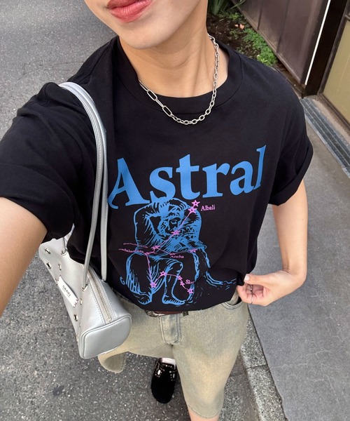 CIAOPANIC（チャオパニック） tシャツ 半袖 星座プリントTEE