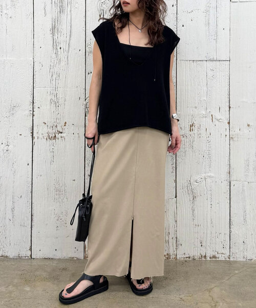 GALLARDAGALANTE ニット セーター 深Vニットプルオーバー