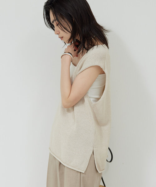 GALLARDAGALANTE ニット セーター 深Vニットプルオーバー