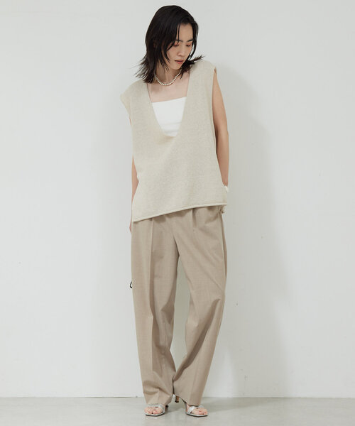 GALLARDAGALANTE ニット セーター 深Vニットプルオーバー