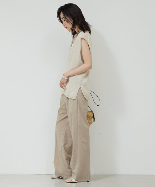 GALLARDAGALANTE ニット セーター 深Vニットプルオーバー