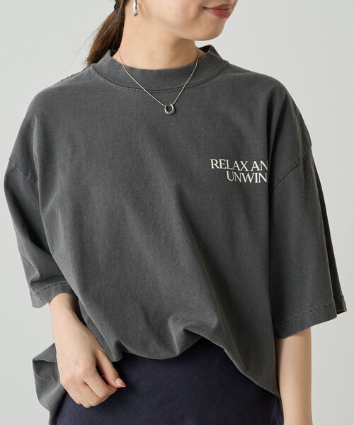 tシャツ 「Dolly's CLOSET」long T レディース Loungedress tシャツ ラウンドロゴオーバーT レディース