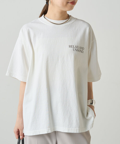 【Loungedress】tシャツ Tシャツ 2WAYロゴプルオーバー 2wayロゴプルオーバーは今シーズンも大人気。 1枚で着映えして