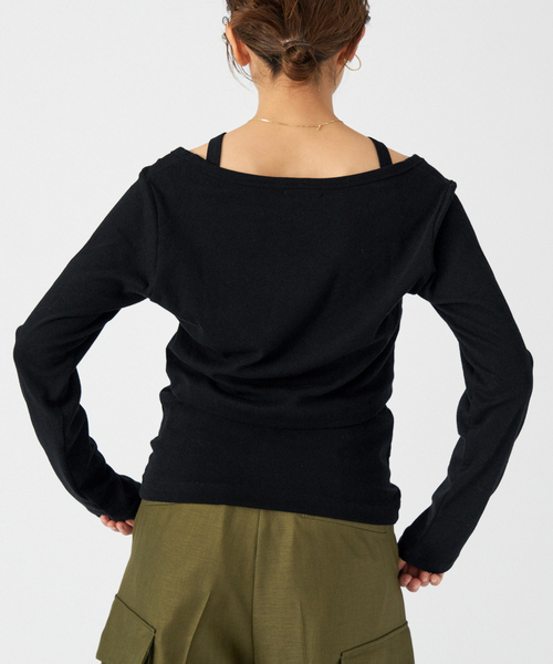 tシャツ ONIT/オニット SHORT LS TEE+AS CAMI レディース IENA tシャツ ONIT/オニット SHORT LS TEE+AS CAMI レディース