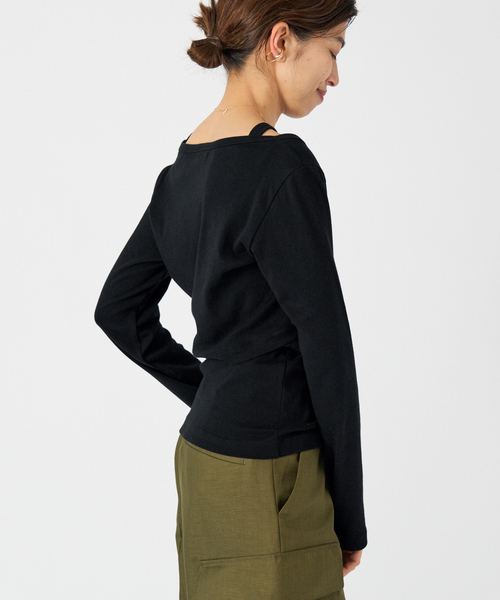 tシャツ ONIT/オニット SHORT LS TEE+AS CAMI レディース IENA tシャツ ONIT/オニット SHORT LS TEE+AS CAMI レディース