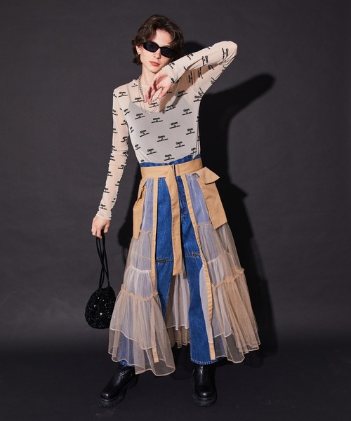 MAISON SPECIALブラックデニム サイズ36 MAISON SPECIAL 「MAISON SPECIAL」 デニムパンツ 36 ブラック