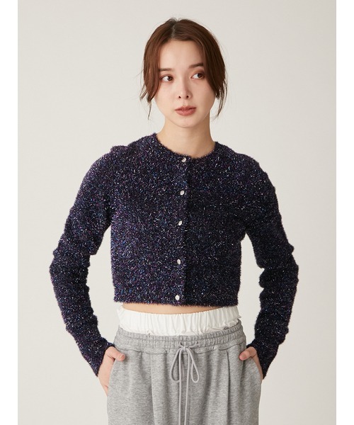 「styling/」 ニットカーディガン FREE シルバー レディース styling/ 「styling/」 ニットカーディガン FREE シルバー