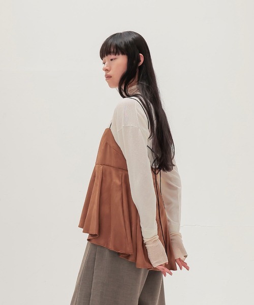 DRESSLAVE（ドレスレイブ） ブラウス シャツ B7 / suede peplum cami 