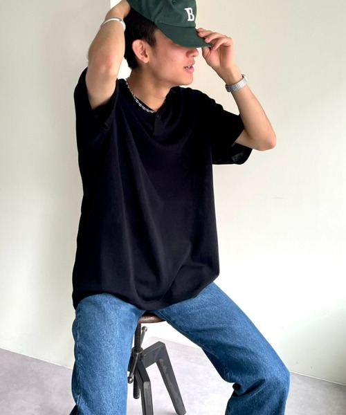 「CIAOPANIC」 半袖ポロシャツ MEDIUM ネイビー メンズ