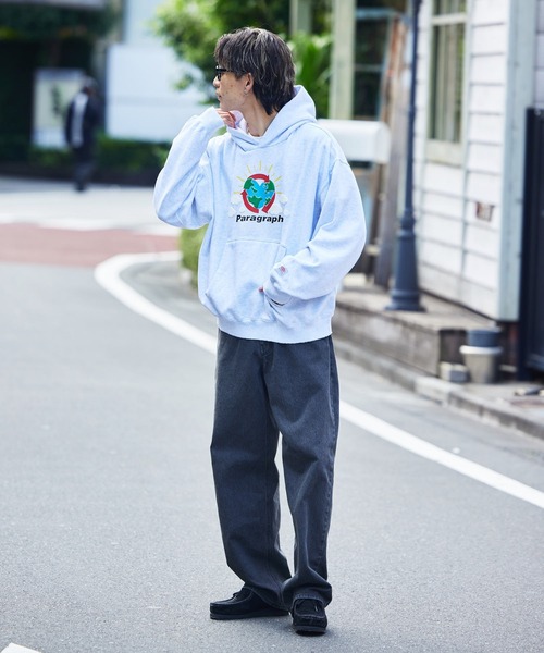 Paragraph（パラグラフ） プルオーバーパーカー フリー ブラック