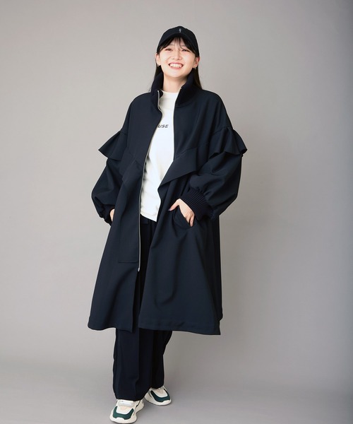 モッズコート コート Aラインフリルコート レディース : ZOZOTOWN