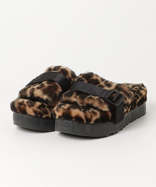 UGG Australia 「UGG」 レオパードフラットサンダル 24cm