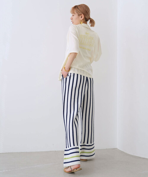 「SLOBE citron.」 7分袖シャツ FREE アイボリー レディース_画像5