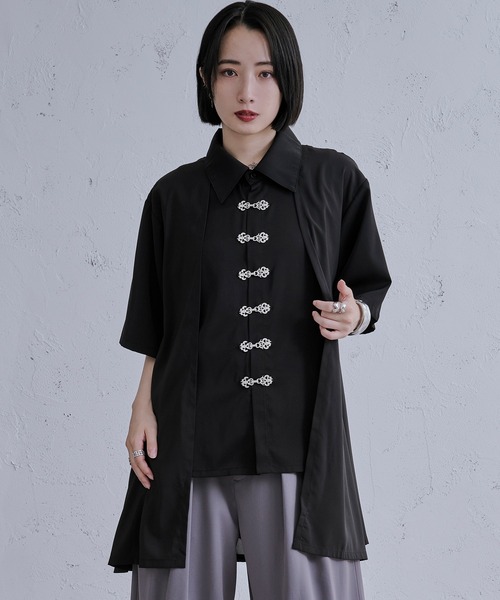 67nowos チャイナシャツ 67nowos チャイナシャツ