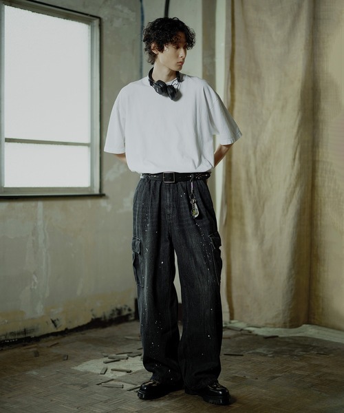 「Bleme」 加工デニムパンツ X-LARGE ブルー メンズ