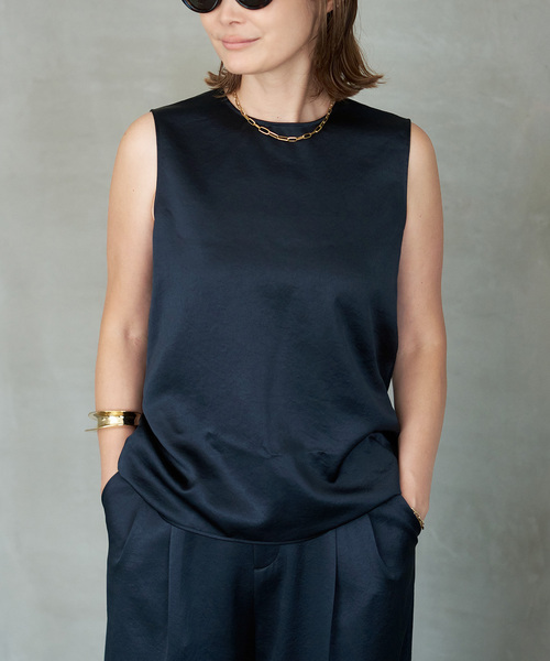 Deuxieme Classe ブラウス シャツ Minimal Satin レディース