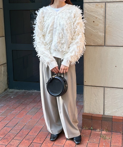 BAB（バブ） ニット セーター 前後2WAYシャギーニットトップス