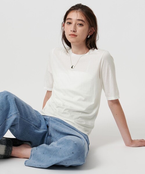tシャツ 「WEB限定カラーあり・吸水速乾・イージーケア」ブロッキングジャージー カットソー レディース UNITED ARROWS tシャツ ジャージー Tシャツ レディース